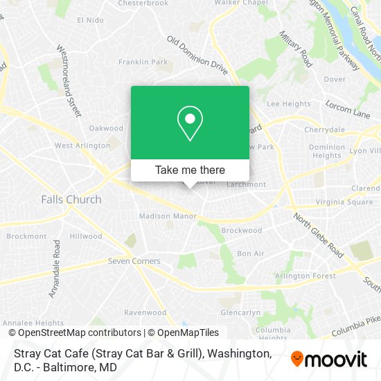 Stray Cat Cafe (Stray Cat Bar & Grill) map