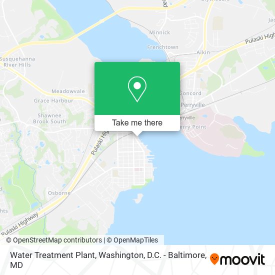 Water Treatment Plant map