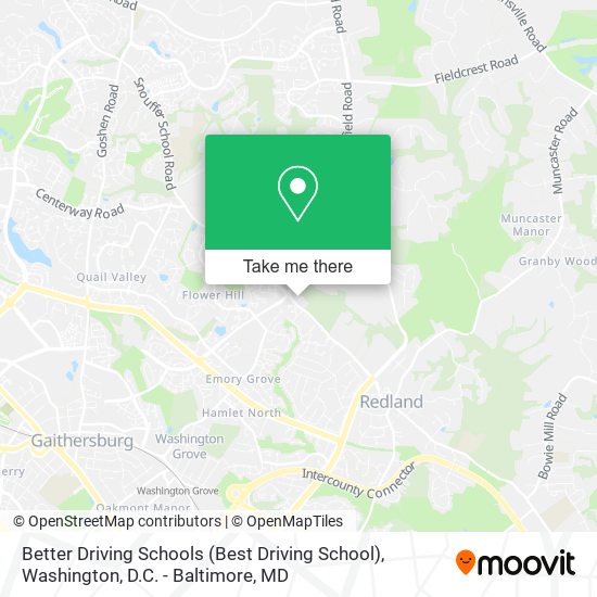 Mapa de Better Driving Schools (Best Driving School)