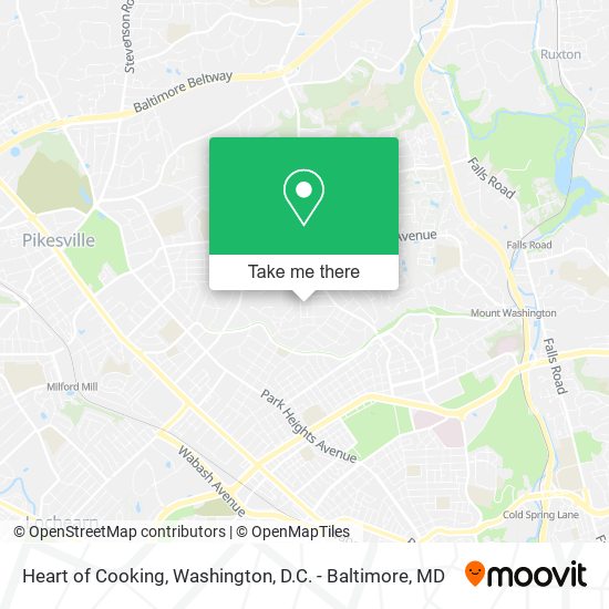 Heart of Cooking map