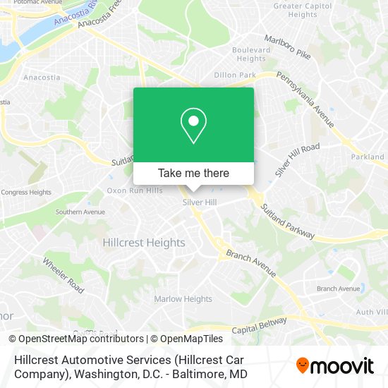 Hillcrest Automotive Services (Hillcrest Car Company) map