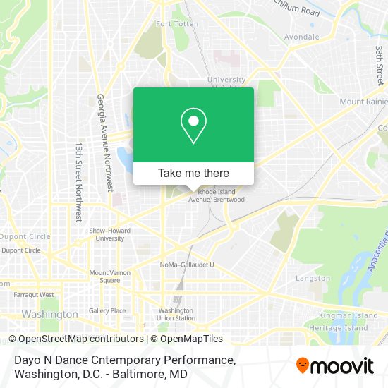 Dayo N Dance Cntemporary Performance map