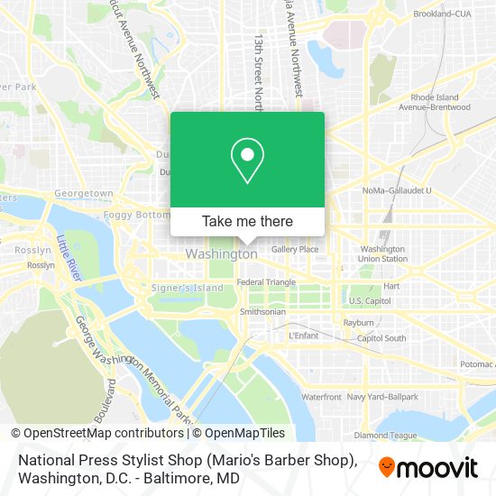 Mapa de National Press Stylist Shop (Mario's Barber Shop)