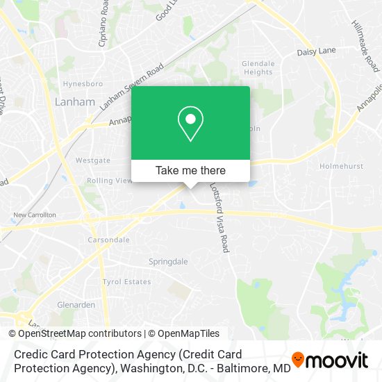 Mapa de Credic Card Protection Agency