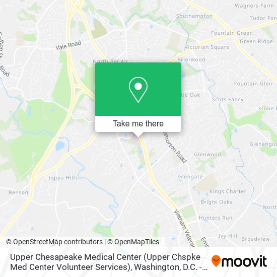 Upper Chesapeake Medical Center (Upper Chspke Med Center Volunteer Services) map