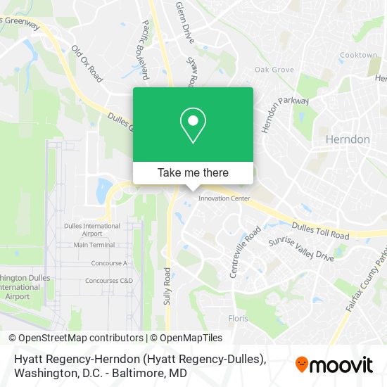 Mapa de Hyatt Regency-Herndon (Hyatt Regency-Dulles)
