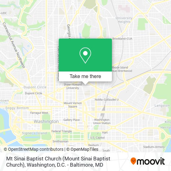 Mapa de Mt Sinai Baptist Church