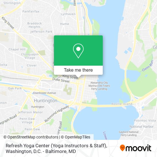 Refresh Yoga Center (Yoga Instructors & Staff) map