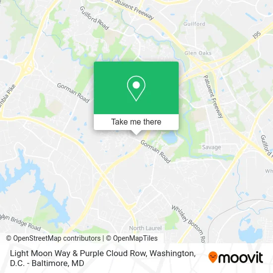 Light Moon Way & Purple Cloud Row map