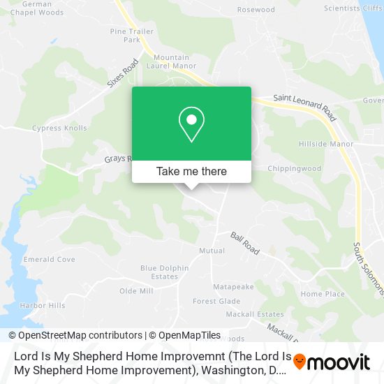 Lord Is My Shepherd Home Improvemnt (The Lord Is My Shepherd Home Improvement) map