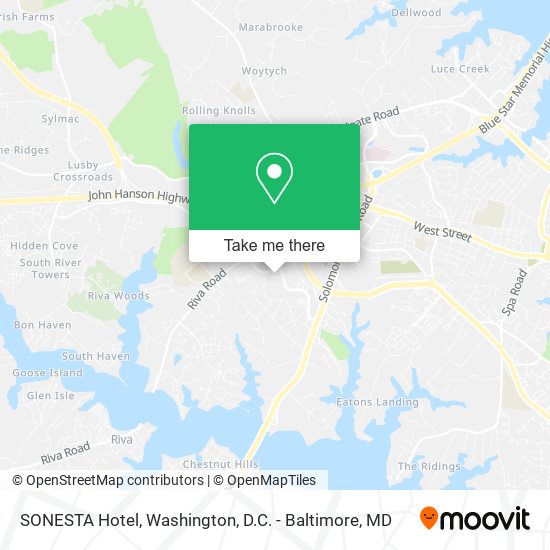 SONESTA Hotel map