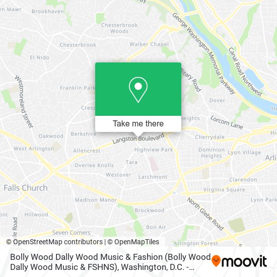 Mapa de Bolly Wood Dally Wood Music & Fashion