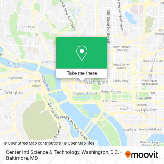 Center Intl Science & Technology map