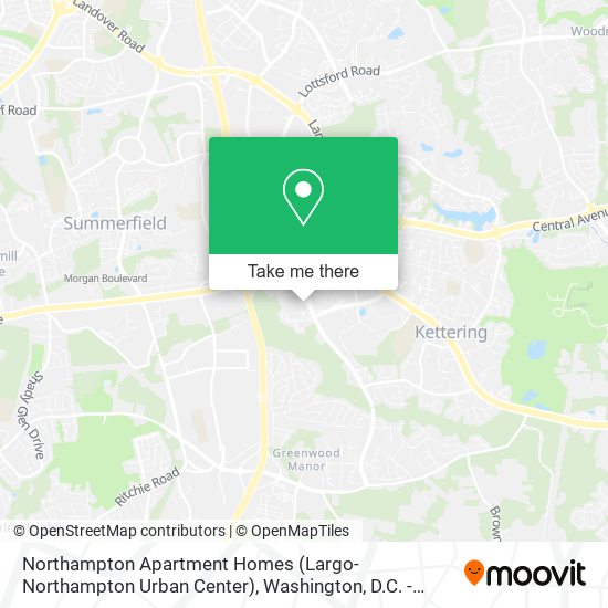 Northampton Apartment Homes (Largo-Northampton Urban Center) map