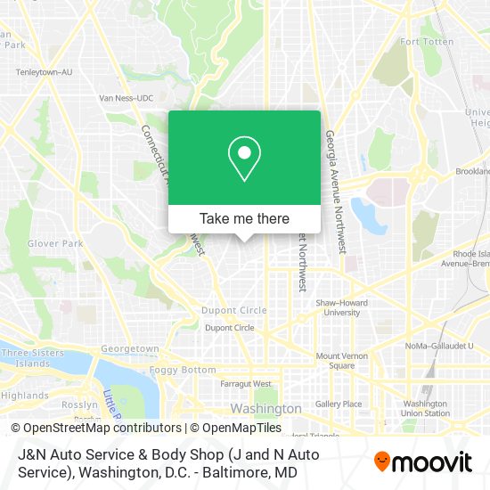 J&N Auto Service & Body Shop (J and N Auto Service) map