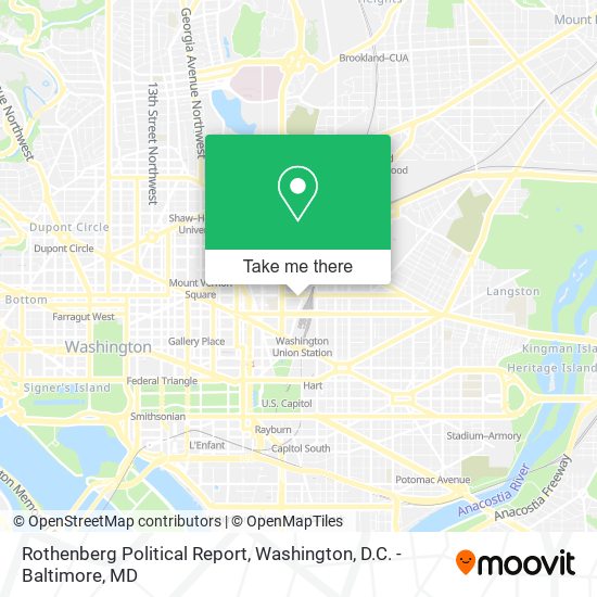 Mapa de Rothenberg Political Report