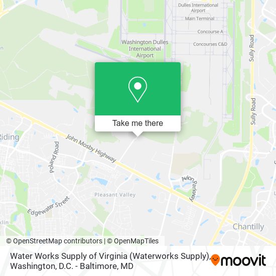 Mapa de Water Works Supply of Virginia (Waterworks Supply)