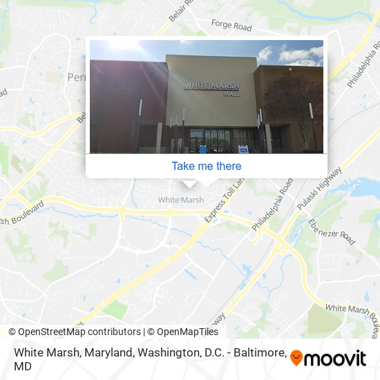 White Marsh, Maryland map