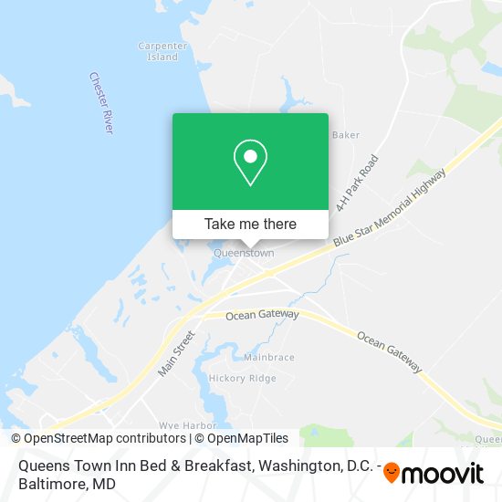 Queens Town Inn Bed & Breakfast map