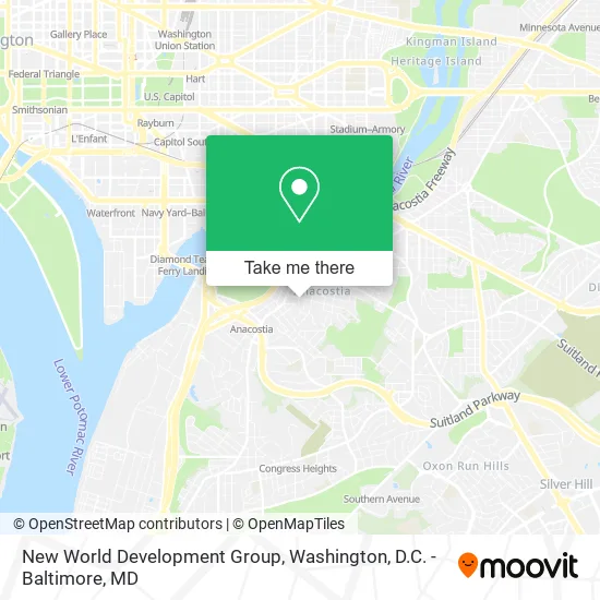 New World Development Group map