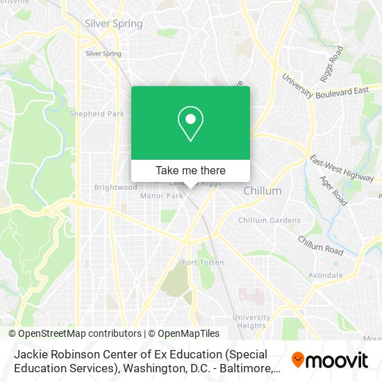 Mapa de Jackie Robinson Center of Ex Education (Special Education Services)