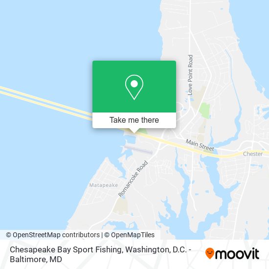 Mapa de Chesapeake Bay Sport Fishing