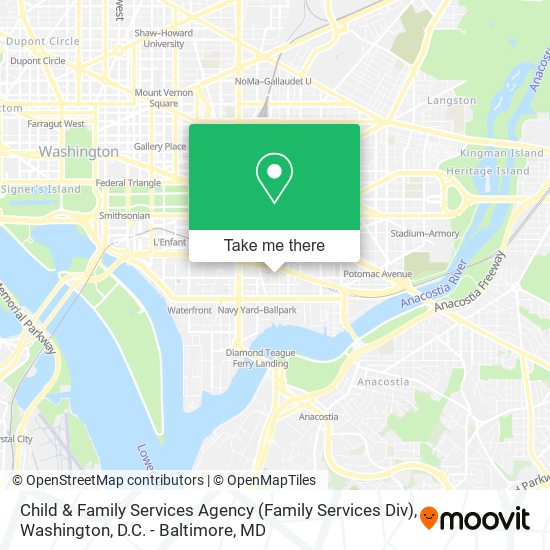 Child & Family Services Agency (Family Services Div) map