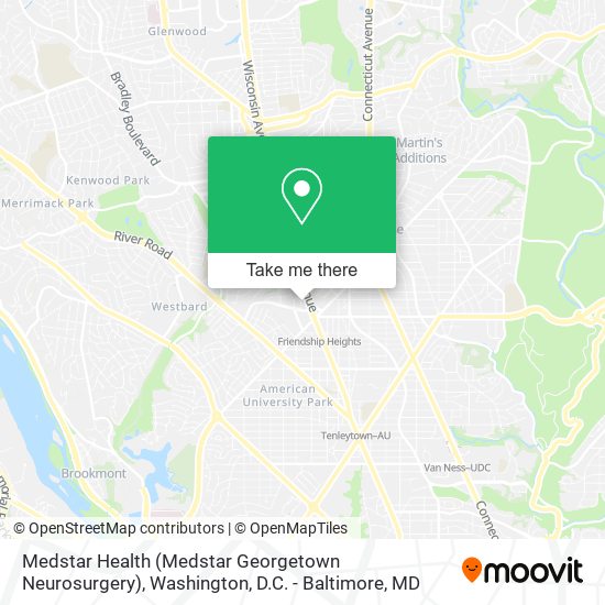 Medstar Health (Medstar Georgetown Neurosurgery) map