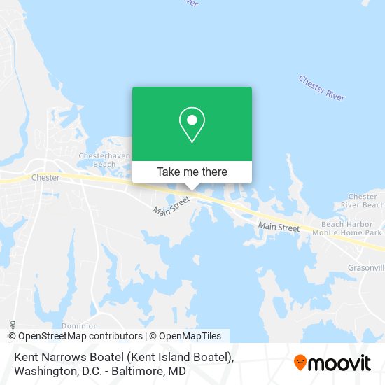 Mapa de Kent Narrows Boatel (Kent Island Boatel)