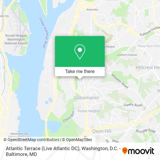 Atlantic Terrace (Live Atlantic DC) map