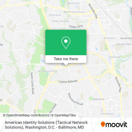 Mapa de American Identity Solutions (Tactical Network Solutions)