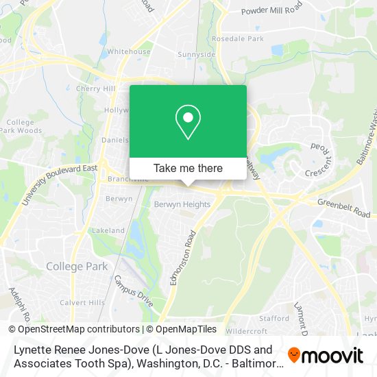 Mapa de Lynette Renee Jones-Dove (L Jones-Dove DDS and Associates Tooth Spa)