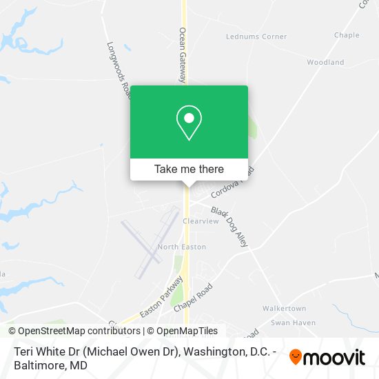Teri White Dr (Michael Owen Dr) map