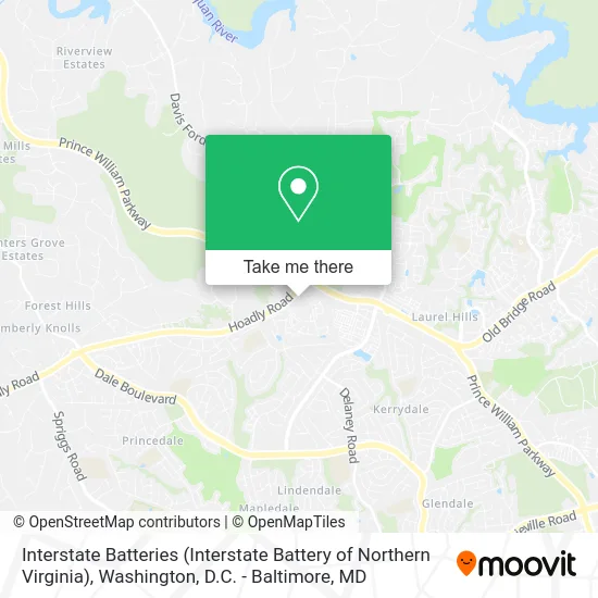 Interstate Batteries (Interstate Battery of Northern Virginia) map