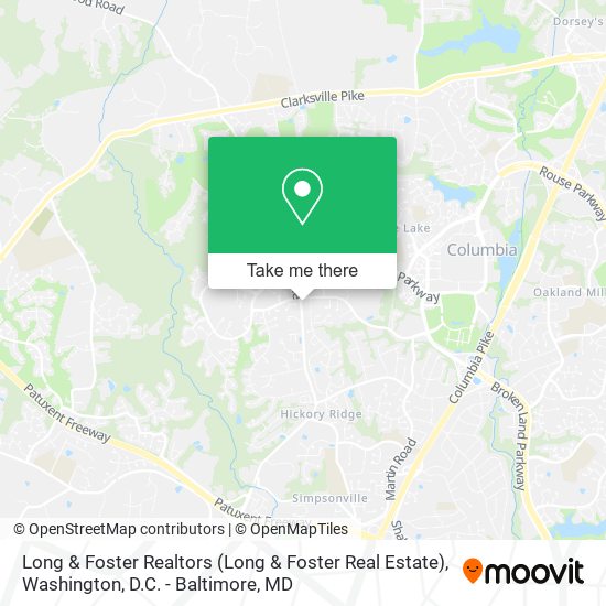 Long & Foster Realtors (Long & Foster Real Estate) map