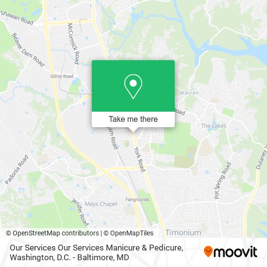 Our Services Our Services Manicure & Pedicure map