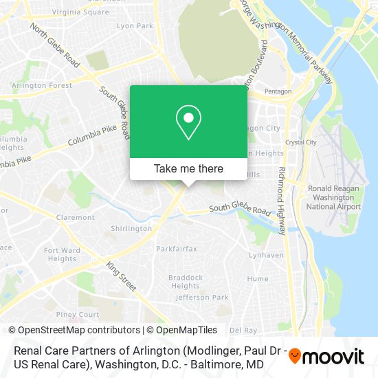 Renal Care Partners of Arlington (Modlinger, Paul Dr - US Renal Care) map