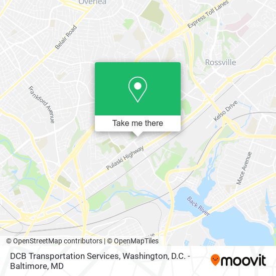 DCB Transportation Services map