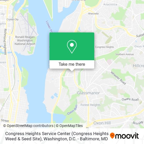 Congress Heights Service Center (Congress Heights Weed & Seed Site) map
