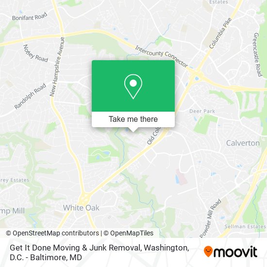 Mapa de Get It Done Moving & Junk Removal