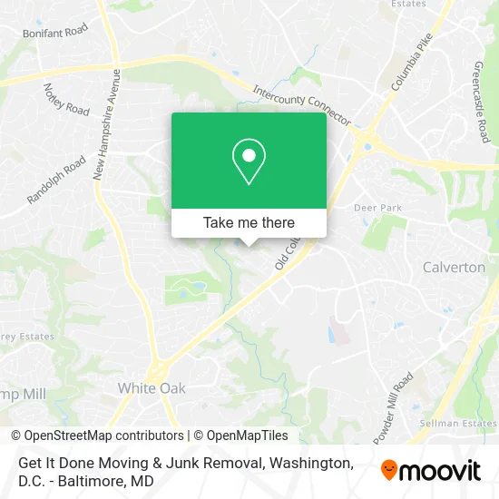 Get It Done Moving & Junk Removal map
