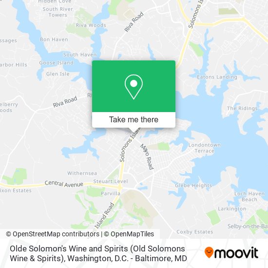 Olde Solomon's Wine and Spirits (Old Solomons Wine & Spirits) map