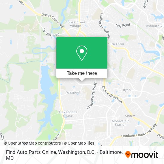 Find Auto Parts Online map
