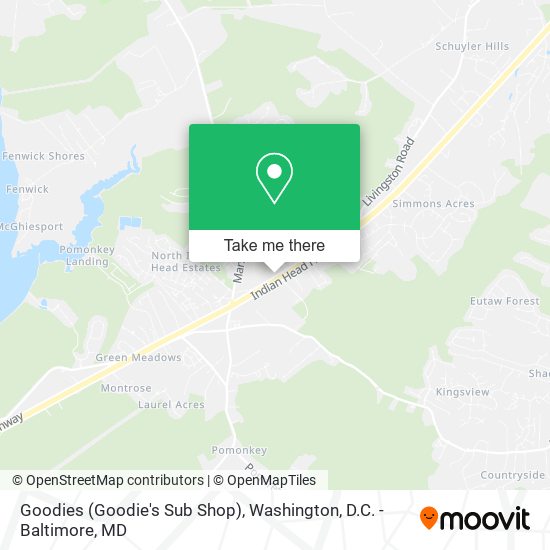 Goodies (Goodie's Sub Shop) map