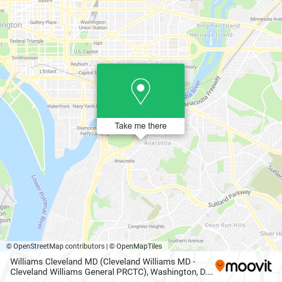 Williams Cleveland MD (Cleveland Williams MD - Cleveland Williams General PRCTC) map