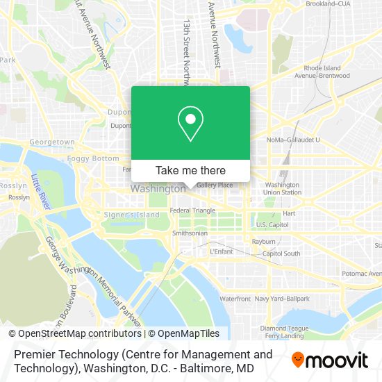 Mapa de Premier Technology (Centre for Management and Technology)