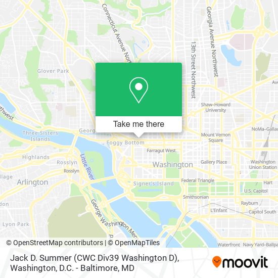Mapa de Jack D. Summer (CWC Div39 Washington D)
