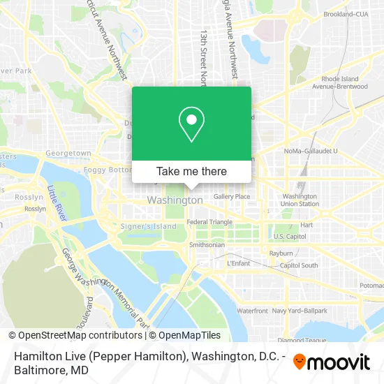 Hamilton Live (Pepper Hamilton) map