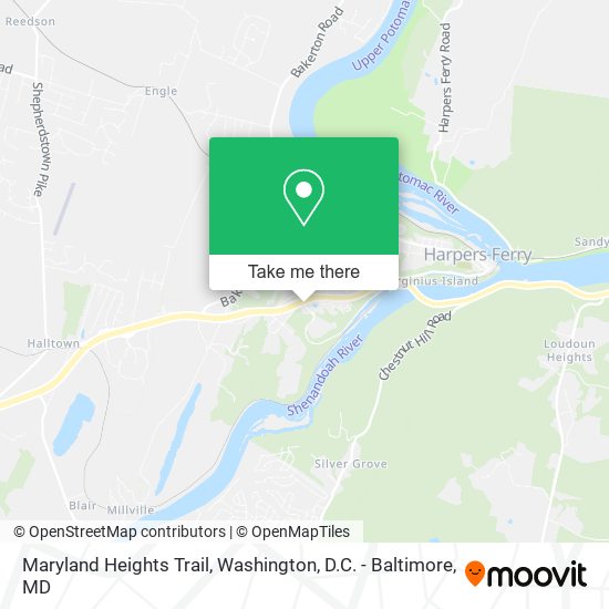 Mapa de Maryland Heights Trail