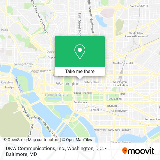 DKW Communications, Inc. map